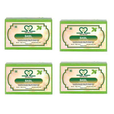 Basil Scrub Soap (4 x 125 g)