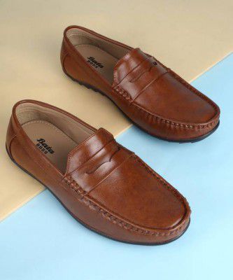 Bata  Loafers For Men  (Brown)