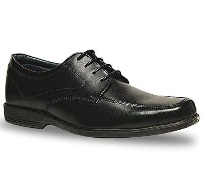 BATA Men's Ronald Derby Black Leather Formal Shoes