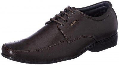 Bata Symon E Men Formal Lace-up Shoes in Dark Brown