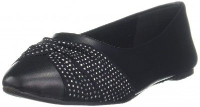 Bata Women ABEEKU Glitter Grey Ballerinas