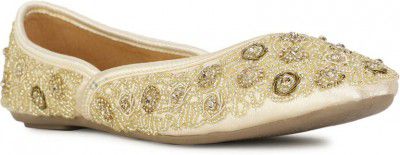 Bata Women Bellies Sandal (Gold , 6)