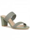 Bata Women FAYE MULE Heels, Green,...