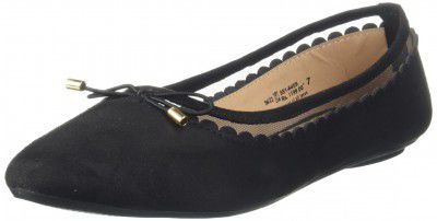 Bata Women Flower Net Ballet Flat Ballerina, (5515459)