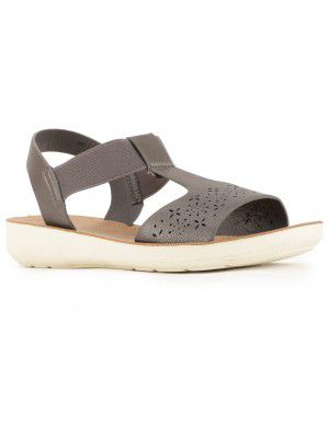 Bata Womens Agnes Grey Sandals