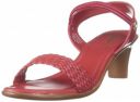 Bata womens DEVA SANDAL E RED Heels ...