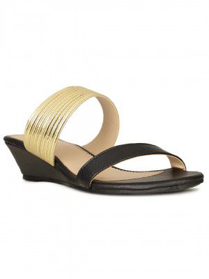 BATA womens Erika Mule E Black Slippers - (6716272)