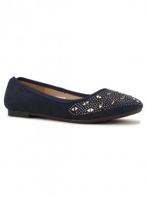 Bata Womens Flower Emb Ballerinas, (5511763)