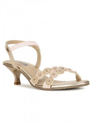 Bata women's Peach Sandal E 23 Heeled