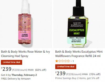 Bath & Body Works Beauty Product Mini. 60% off