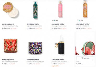 Loot : Upto 70% Off On Bath & Body Works Beauty Products