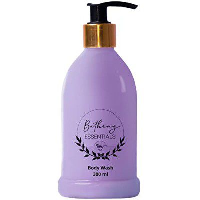 Bathing Essentials Natural Body Wash Enriched With 6 Active Ingredients & Lavender Fragrance. Gently Cleans & Moisturizes Dry, Itchy Skin. Body Wash for Women & Men | SLS & Paraben Free | For All Skin