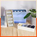 Bathla Drawer Organizers (Set of 4)- 5 Grids Multi-purpose Closet Storage Dividers...