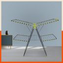 Bathla Mobidry Neo+ 2-Level Foldable Alloy Steel Cloth Drying Stand for Home with Socks Holder (XL)...