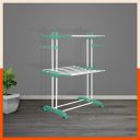 Bathla Mobidry Terra 2 Level Steel Modular Cloth Drying Stand (Teal - Medium)...