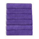 Bathla Spic & Span Multi Purpose Micro Fiber Cleaning Cloth - 340 GSM: 30cmx30cm (Pack of 6 - Purple)...