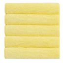 Bathla Spic & Span Multi Purpose Micro Fiber Cleaning Cloth - 340 GSM: 30cmx30cm (Pack of 5 - Lemon)...