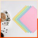 Bathla Spic & Span Multi Purpose Micro Fiber Cleaning Cloth - 340 GSM: 30cmx30cm (Pack of 4 - Lemon, Light Green, Light Blue, Pink)...