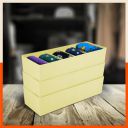 Bathla Stomo DORI Multipurpose Stackable Drawer/Wardrobe Organiser Rack for Home | Lemon - Set of 3...