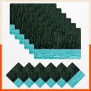 Bathla Table Mats - Set of 6-45cm x 30cm PVC Table Placemats & Coasters for Home Dining Table ...
