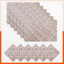 Bathla Table Mats - Set of 6-45cm x 30cm PVC Table Placemats & Coasters for Home Dining Table | Multipurpose, Heat-Resistant, Waterproof & Washable | Matworks (Modello)...