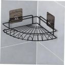 JIALTO Bathroom Organiser Without Drill Bathroom Rack Self Adhesive A(Powder Coated Finish)...