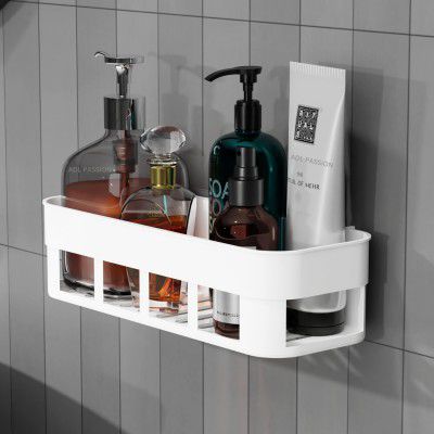 zuku Bathroom Organiser, Self Adhesive Bathroom Shelf
