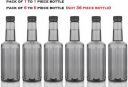 BATLIBOI MAZAK Water Bottle for Fridge for Home Office Gym School Boy 850 ml Bottle (Pack of 6, Black, Plastic)...