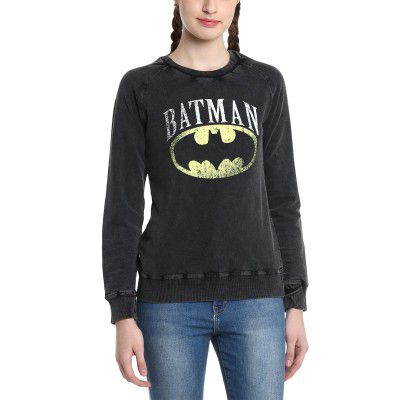 Batman by Free Authority Womens Cotton Sweatshirt