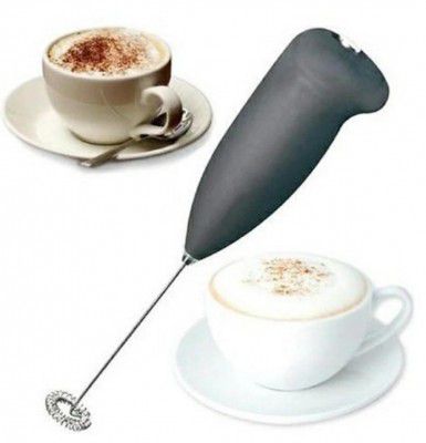 Battery Operated Electric Foam Maker Classic Sleek Design Hand Blender Mixer