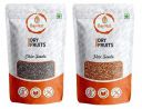 Bay Nut Chia Seeds - Healthy & Roasted Chia & Flax Seeds 400g Combo Pack (200g X 2)...