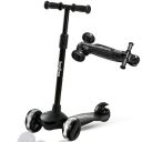 Baybee Alpha Scooter for Kids, 3 Wheel Kids Scooter Smart Kick Scooter (F3-Black)...
