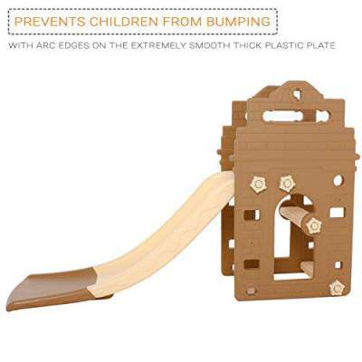 Baybee Slipping Slide Foldable Baby Garden Slide for Kids