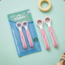 Baybee Soft Silicone Baby Tongue Cleaner BPA Free Oral care with Anti Chock Shield (Pink)...