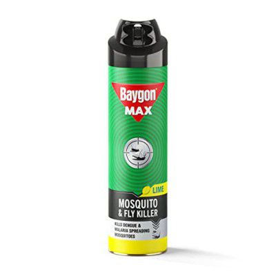 Baygon Max Mosquito and Fly Killer Spray, 400ml