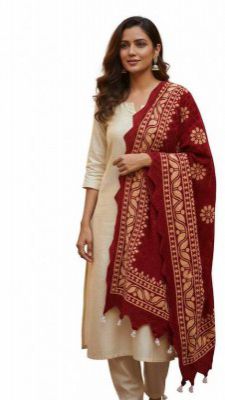 Baylal  Baylal Printed Anarkali Kurta, Bottom & Dupatta Set