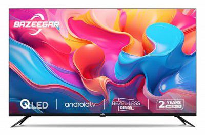 [Extra Rs. 1350 OFF] BAZEEGAR 40" Glow Series Full HD Smart QLED Android TV BAZ40S