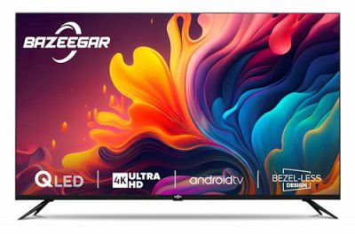 [Extra Rs.1500 OFF] BAZEEGAR 43" Infinity Series 4K Ultra HD Smart QLED Android TV BAZQL43F1