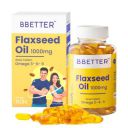 BBETTER Flaxseed Oil Softgels - Omega 3 6 9 Vegetarian Capsules for a Healthy Heart & Brain - 1000mg Flaxseed Oil capsules - 60 Capsules...