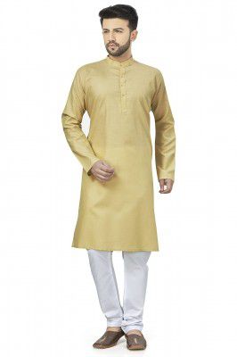 BE ACTIVE Cotton Blend Men's Ethnic Regular Only Kurta Multi Solid Colored