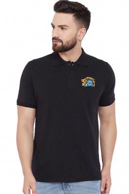 BE ACTIVE Men's Regular Fit Polo Shirt (CSK Black 2XL)