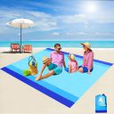 Beach Blanket, Beach Mat Outdoor Picnic Blanket Large Sand Free Compact for 4-7 Persons Water Proof and Quick Drying Beach Mat Mady Nylon Pocket Picnic Sheet for Outdoor Travel (78 X 81)...