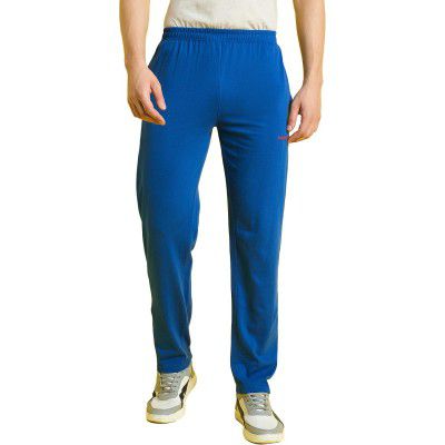 bearbrother Men's Regular Fit Solid Trackpants