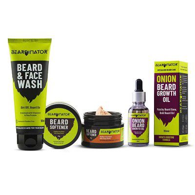 Beardinator 3 in 1 Essential Beard Growth Kit