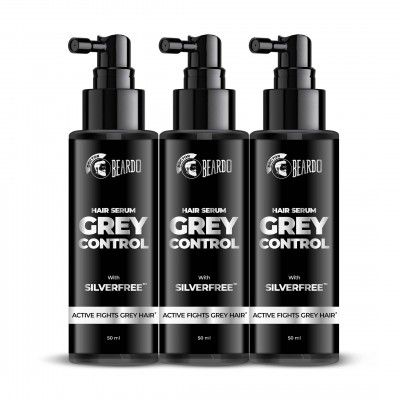 BEARDO Anti Grey Hair Serum for Men, (50ml X 3) 