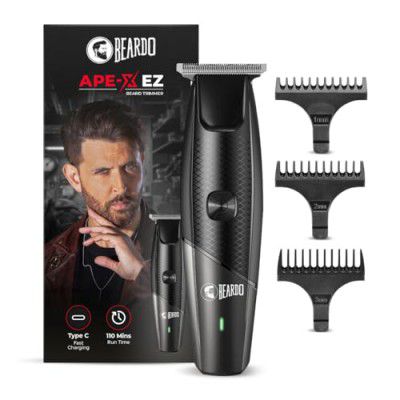 Beardo Ape-X EZ Trimmer for Men Beard | 120 Min Run Time | 7000 RPM Motor