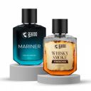 Beardo AquaFlame Perfume Set- Mariner & Whisky Smoke Firebomb Perfume for Men (50ml x 2)...
