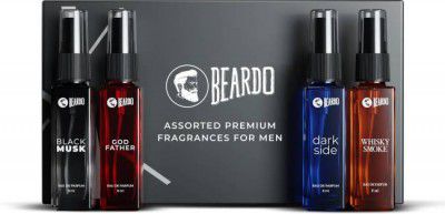 BEARDO Assorted Premium Perfume Gift Set for Men | 4 x 8 ml Eau de Parfum - 32 ml (For Men & Women)
