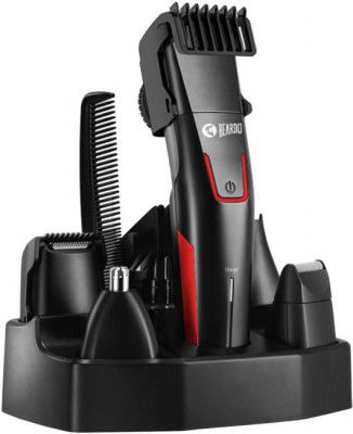 Beardo Beast Styling Trimmer Kit for Men Runtime: 60 min (Red, Black)