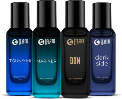 BEARDO Best Day Perfume Gift Set | 4 x 20 ml Eau de Parfum - 80 ml (For Men)